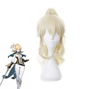 Genshin Impact Jean Blonde Ponytail Cosplay Wigs