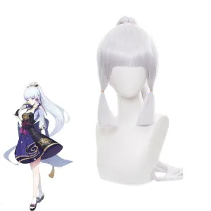 Genshin Impact Kamisato Ayaka Silver Purple Cosplay Wigs