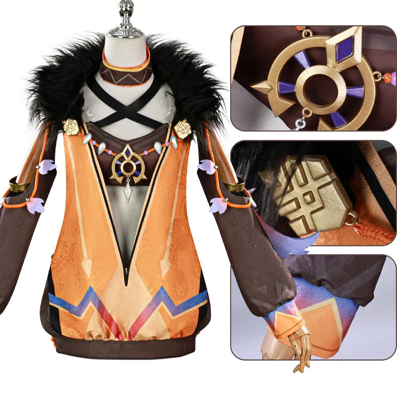 Genshin Impact Lansan Cosplay Costumes