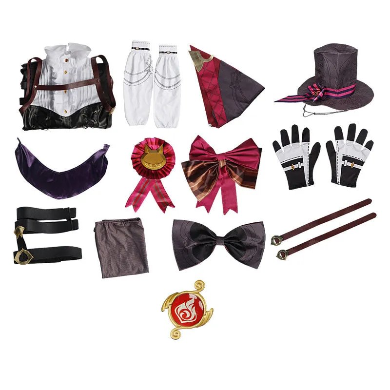 Genshin Impact Lyney Cosplay Costumes