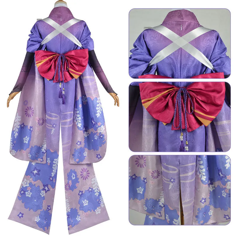 Genshin Impact Raiden Makoto Baal Cosplay Costumes