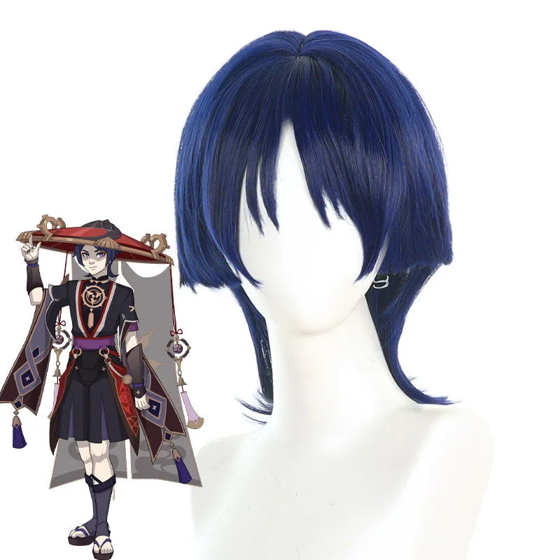 Genshin Impact Scaramouche Cosplay Wigs