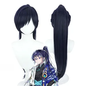 Genshin Impact Scaramouche Single Ponytail Cosplay Wig