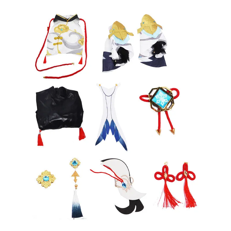 Genshin Impact Shenhe Cosplay Costumes