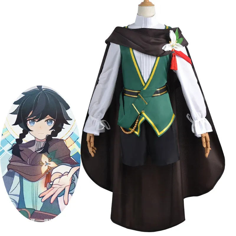 Genshin Impact Venti Young Cosplay Costumes