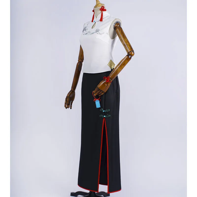 Genshin Impact x HeyTea Shenhe Cosplay Costumes