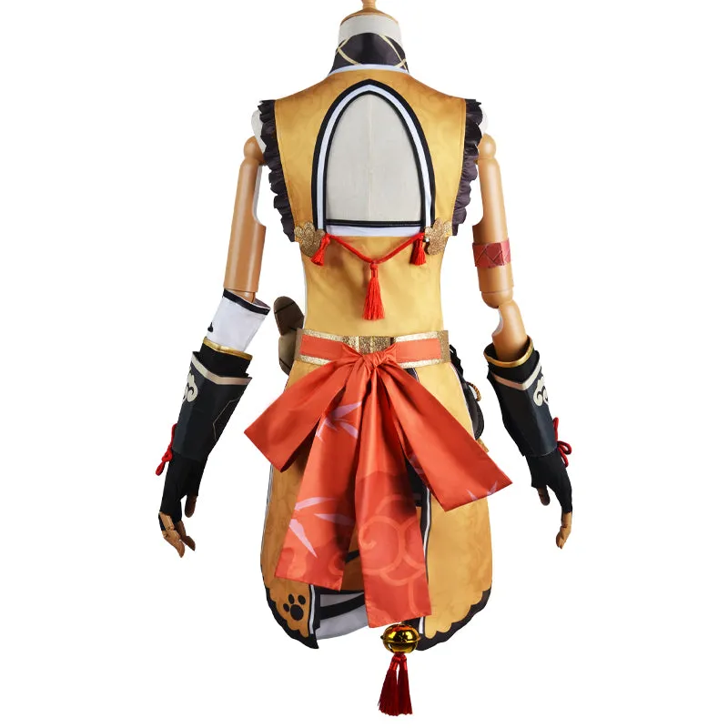 Genshin Impact Xiangling Cosplay Costumes