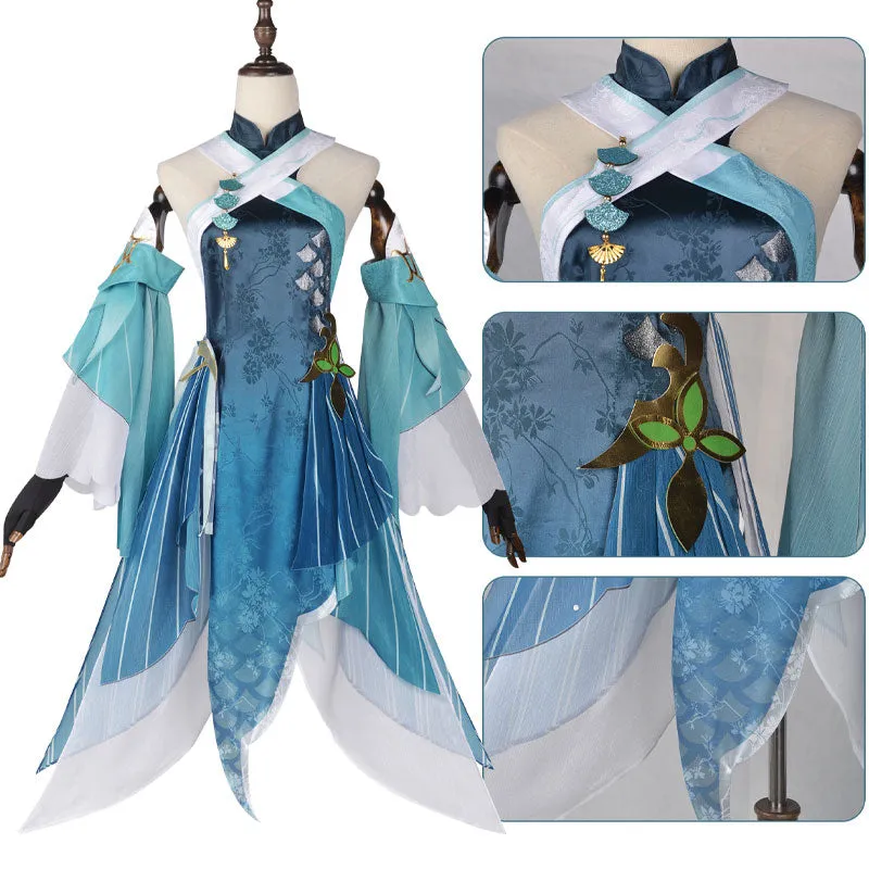 Genshin Impact Young Madame Ping Cosplay Costumes
