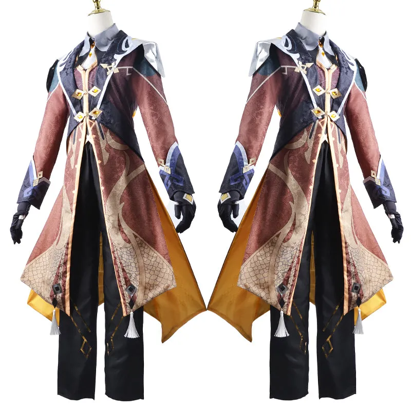 Genshin Impact Zhongli Cosplay Costumes
