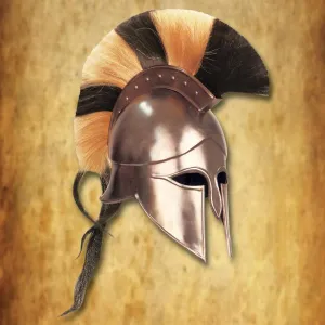 Greek Corinthian Steel Helmet