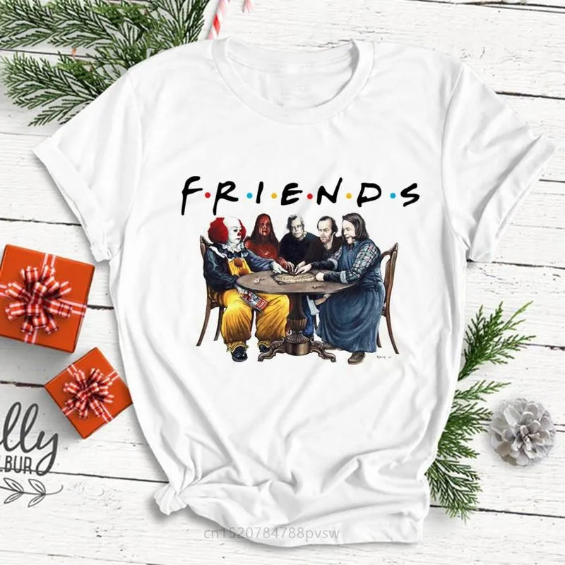 Halloween Horror Friends Tee Top | Pennywise Michael Myers Jason Voorhees Freddy Krueger Saw