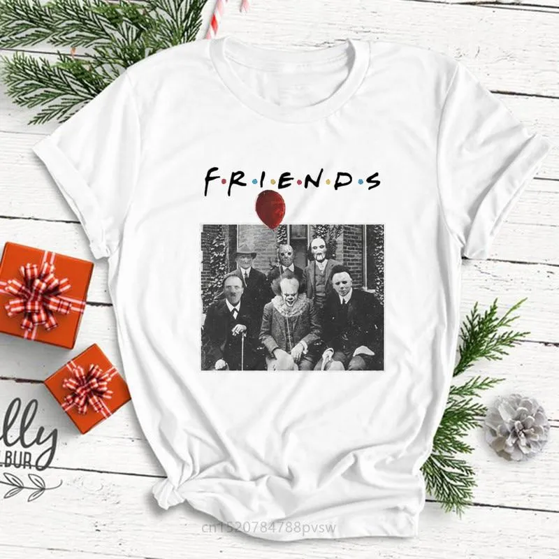 Halloween Horror Friends Tee Top | Pennywise Michael Myers Jason Voorhees Freddy Krueger Saw