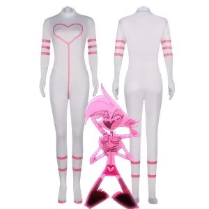 Hazbin Hotel Angel Jumpsuit Cosplay Costumes
