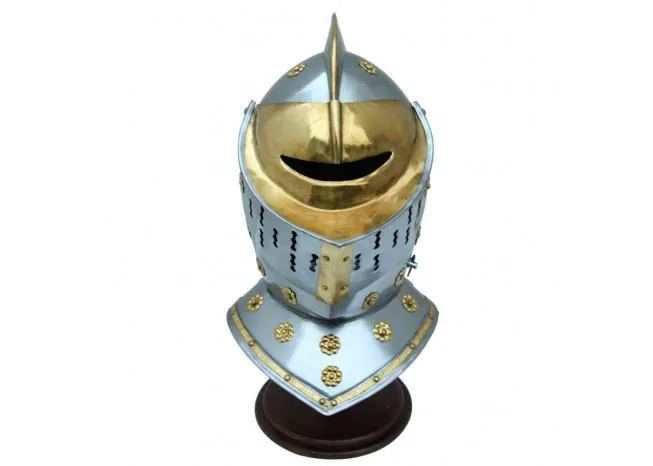 Helms Gates Golden Knight Steel Helmet