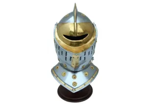 Helms Gates Golden Knight Steel Helmet