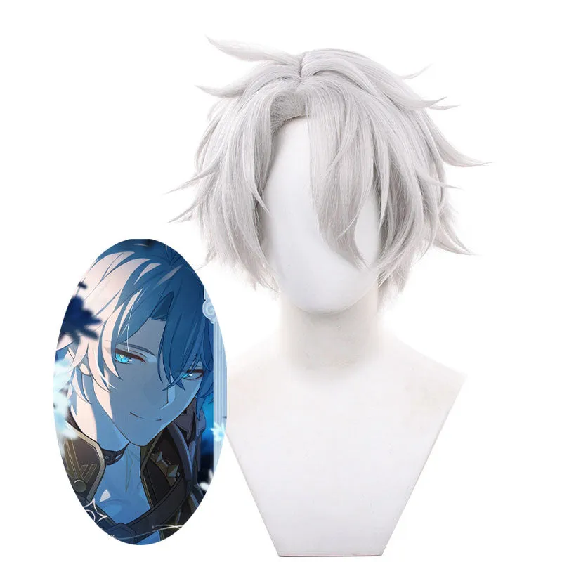 Honkai: Star Rail The Chrysos Heirs Phainon White Cosplay Wigs