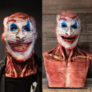 Horrific Scary Bloody Skull Clown Joker Mask | Double Layer Skeleton Demon Killer Cosplay Halloween Horror Mask