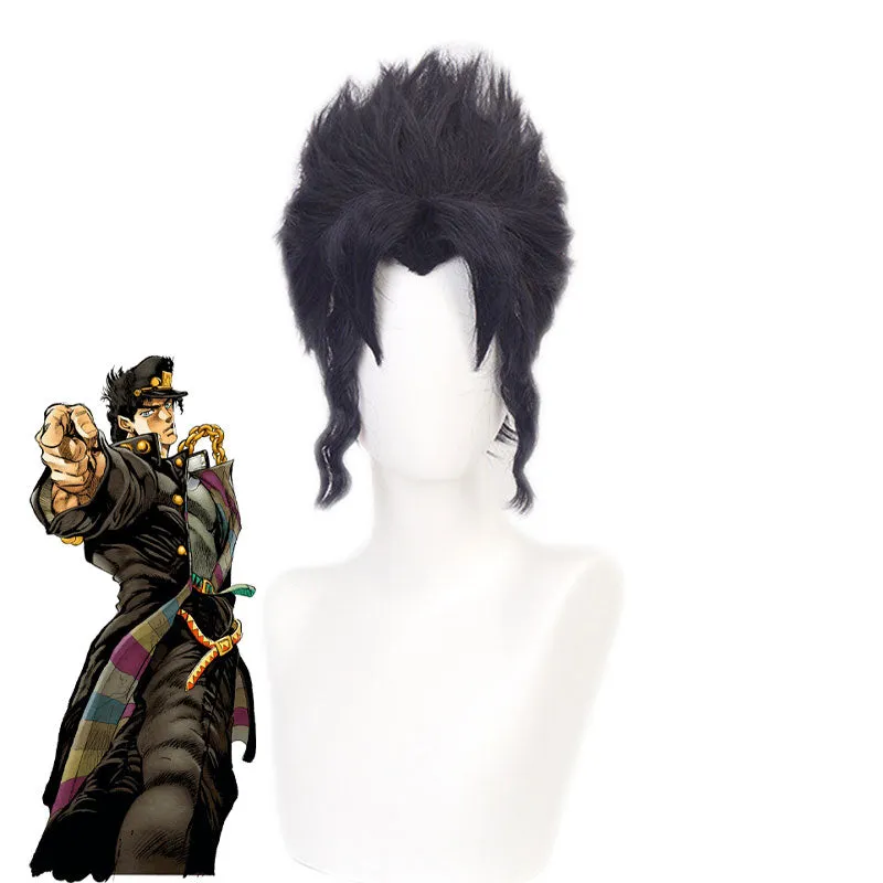 JoJo's Bizarre Adventure Kujo Jotaro Cosplay Wigs