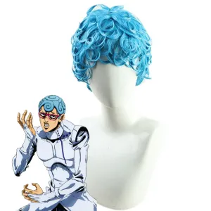 JoJo's Bizarre Adventure: Vento Aureo Golden Wind Ghiaccio Cosplay Wigs
