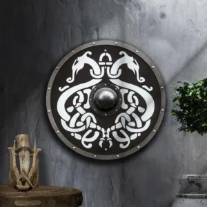 Jrmungandr Midgard Serpent Smooth Viking Shield, 24"
