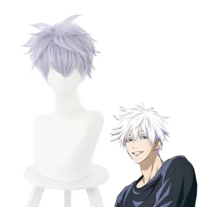 Jujutsu Kaisen Ordinary Satoru Gojo Purple Cosplay Wigs