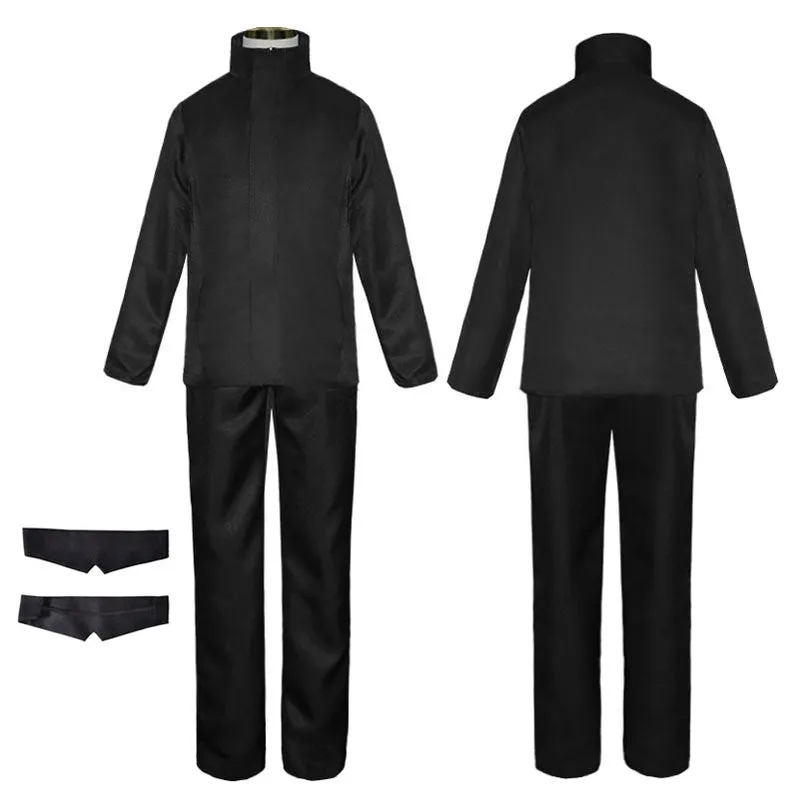 Jujutsu Kaisen Satoru Gojo Child Outfits Cosplay Costume with Blindfold