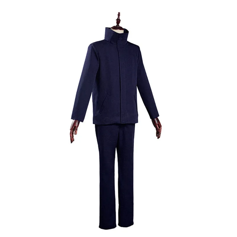 Jujutsu Kaisen Satoru Gojo Outfits Cosplay Costume with Blindfold