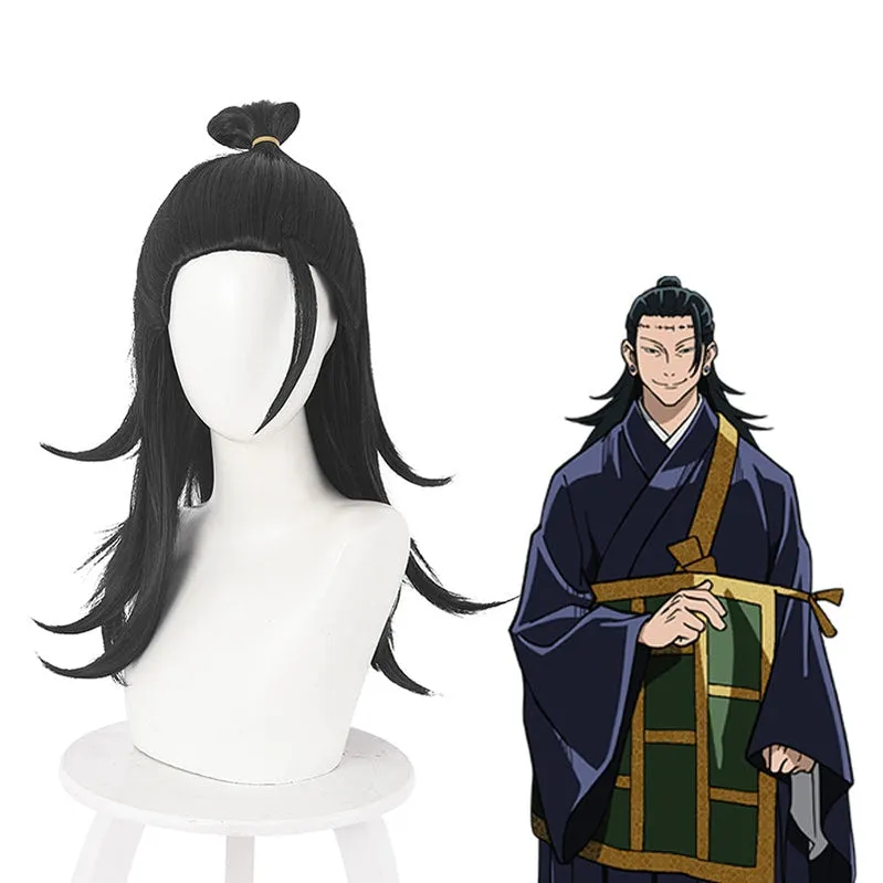 Jujutsu Kaisen Suguru Geto Black Cosplay Wigs