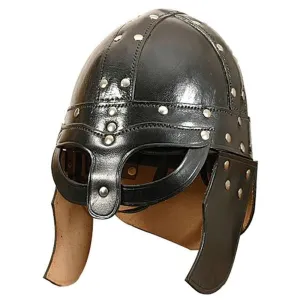 Leather Viking Helmet