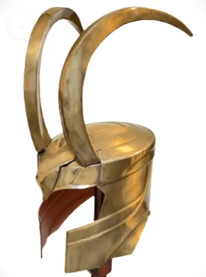 Loki Helmet -18 Gauge Steel, Antique Finish