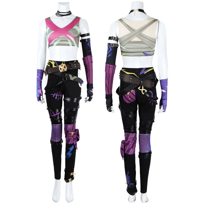 LOL Arcane Season 2 Jinx Battle Suit Cosplay Costume