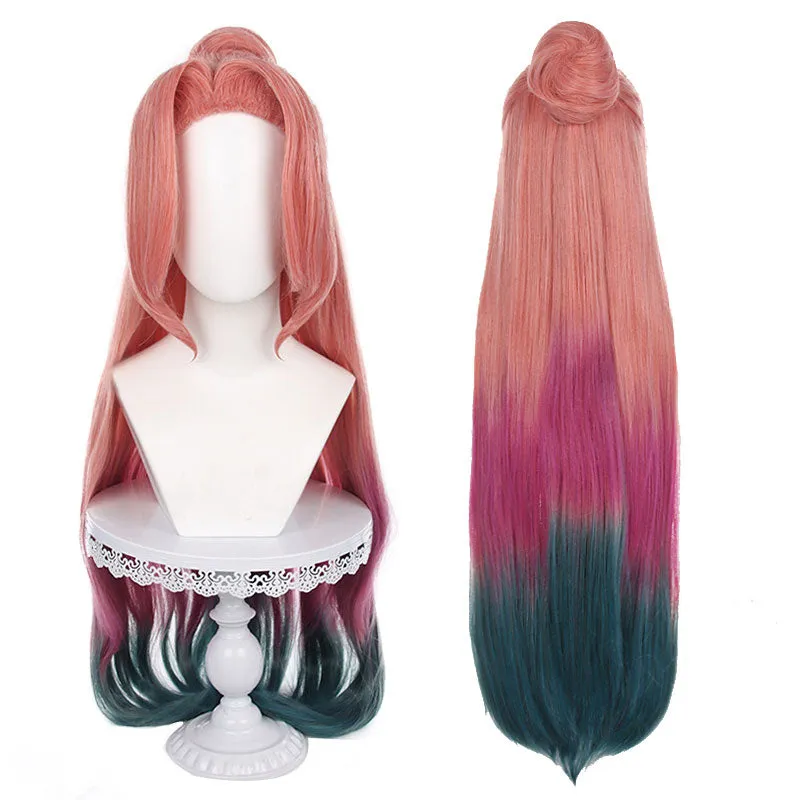 LOL Prestige Ocean Song Seraphine Cosplay Wigs