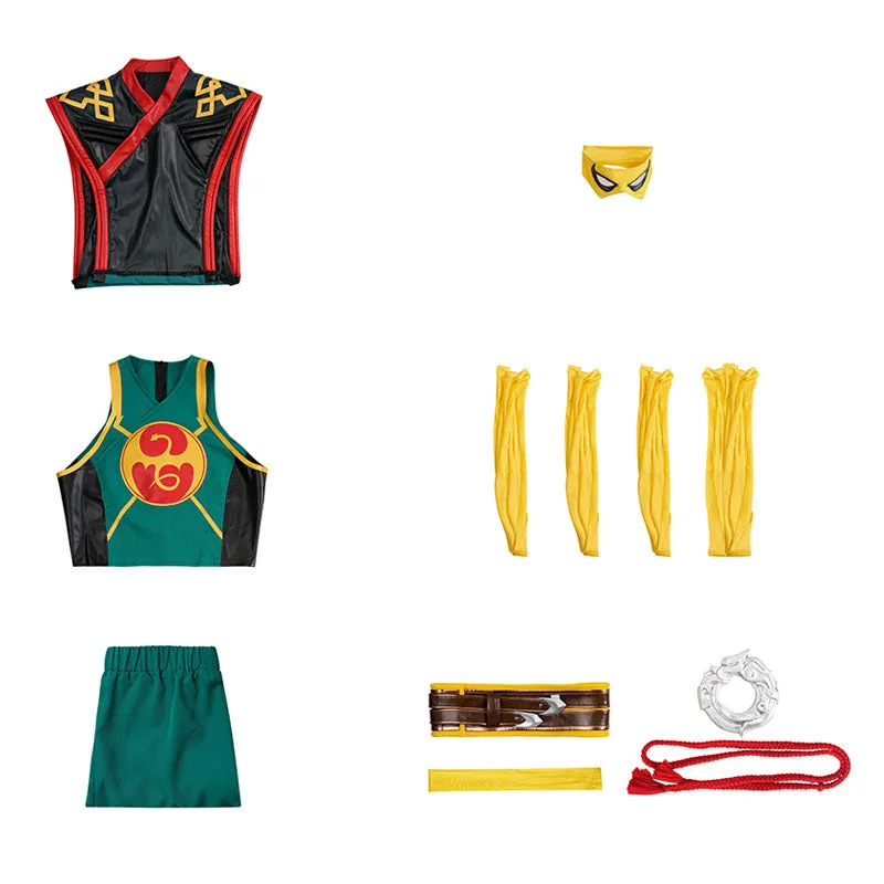 Marvel Rivals Iron Fist Cosplay Costumes