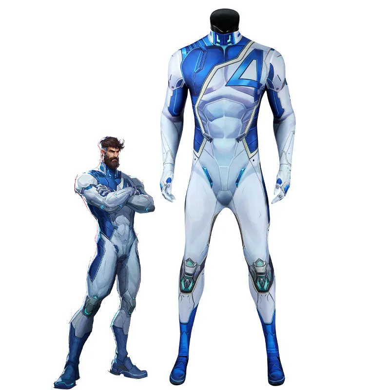 Marvel Rivals Mister Fantastic Jumpsuit Cosplay Costumes