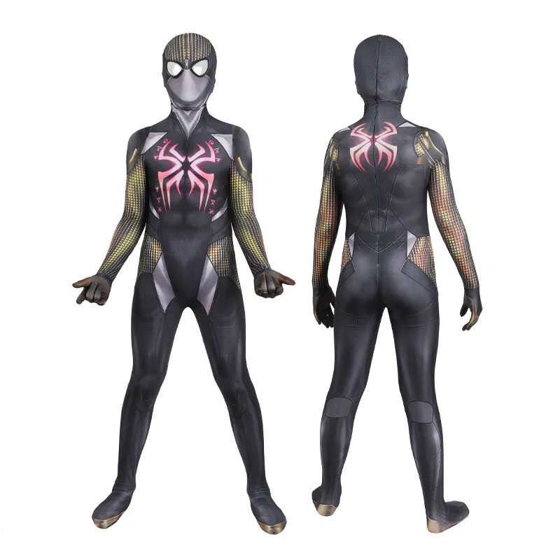 Marvel's Midnight Suns Spider Man Jumpsuit Child Cosplay Costumes