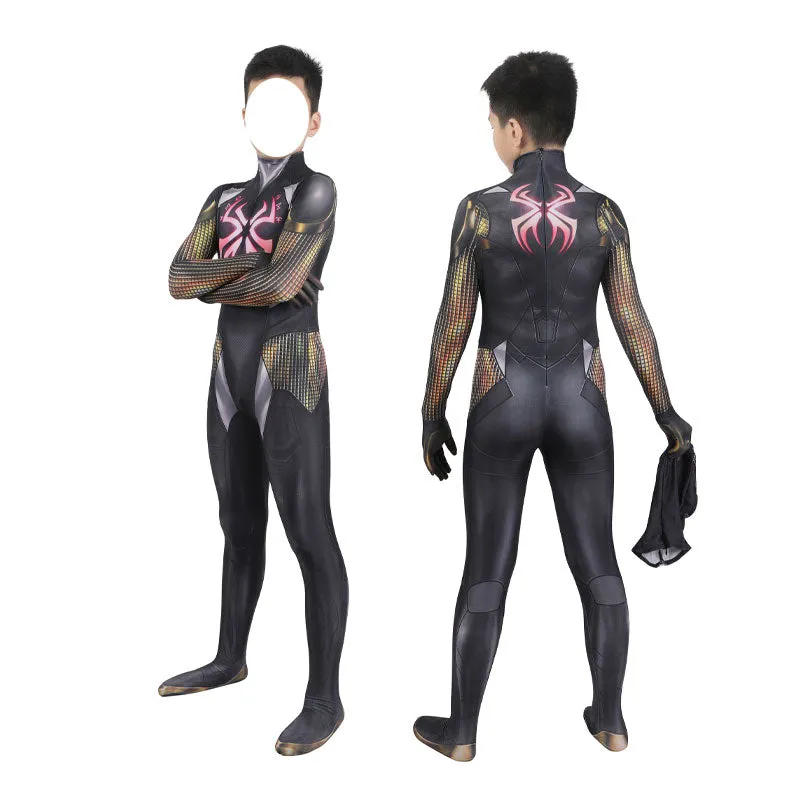 Marvel's Midnight Suns Spider Man Jumpsuit Child Cosplay Costumes