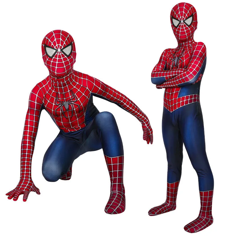 Marvel's Spider Man 2 Peter Parker Kids Jumpsuits Cosplay Costume