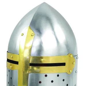 Medieval Crusader Armor Helmet