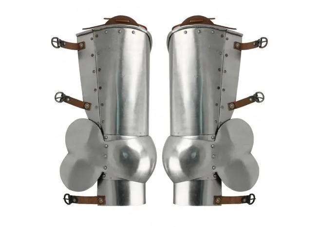 Medieval Italian 15th Century Poleyns Leg Armors