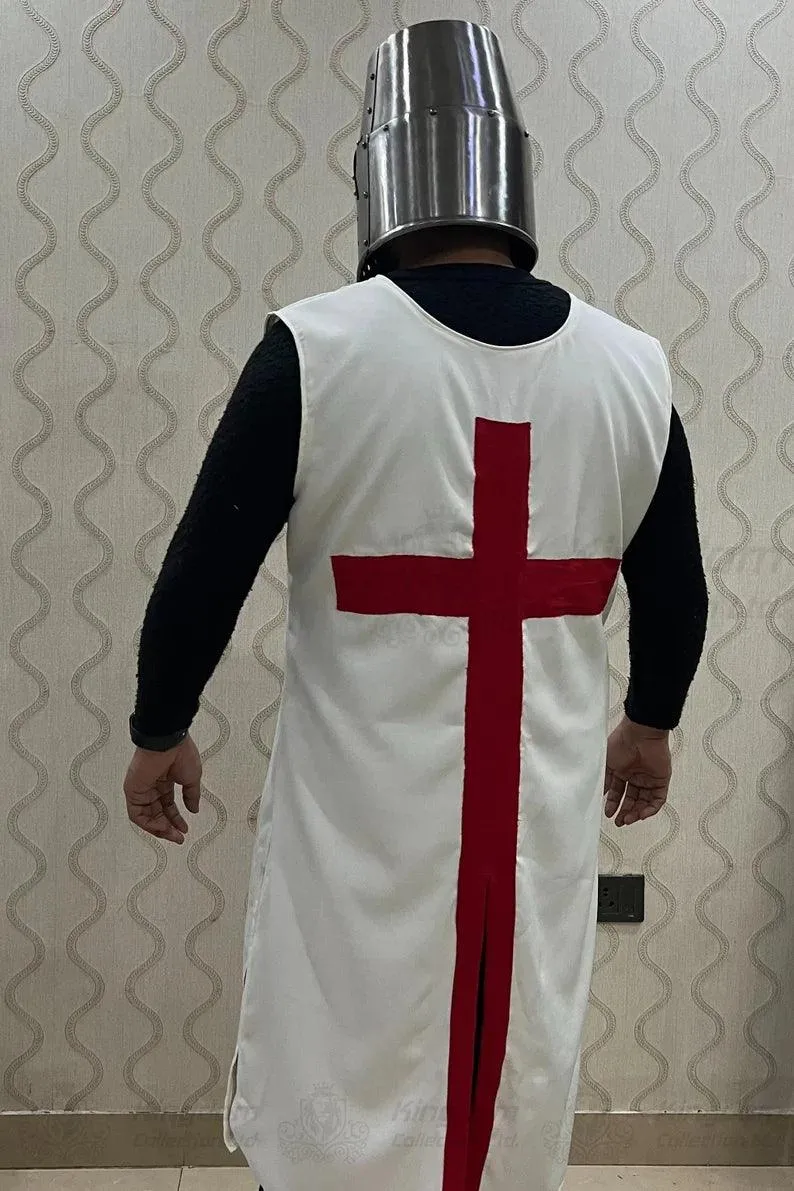 Medieval Templar Knight Costume Christmas Costume Templar Crusader Night Costume Perfect Christmas Costume