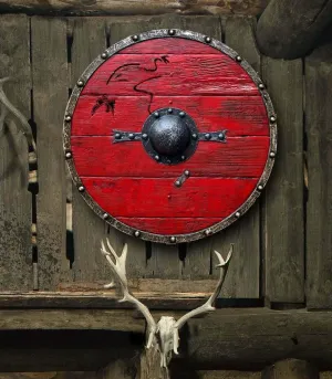 Medieval Viking shield 24'' Ragnar Lothbrok Authentic Battleworn Viking Shield