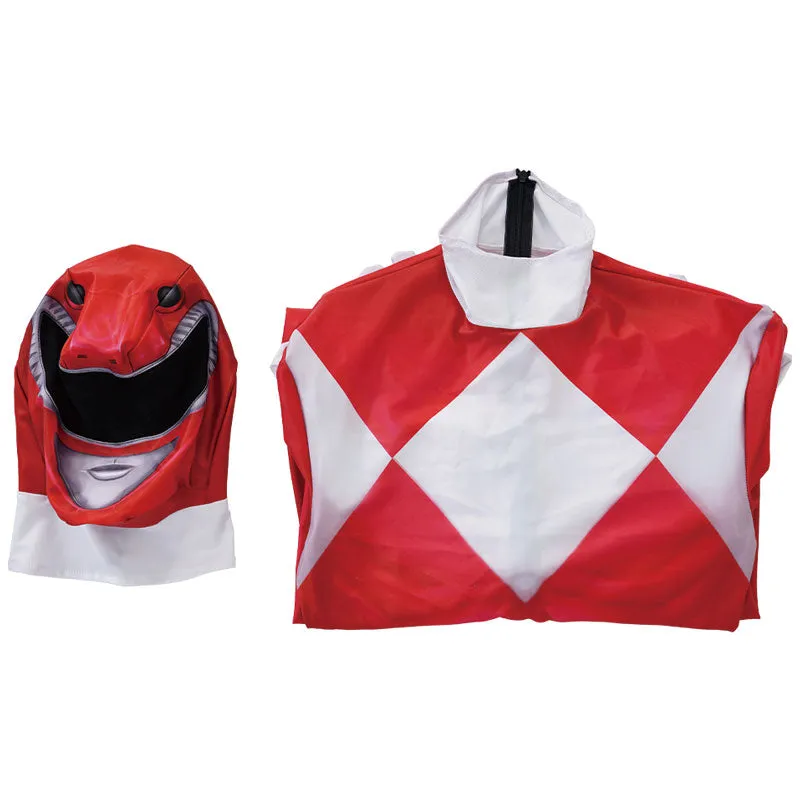 Mighty Morphin Power Rangers Tyranno Ranger Yamato Tribe Prince Geki Red Ranger Cosplay Costumes