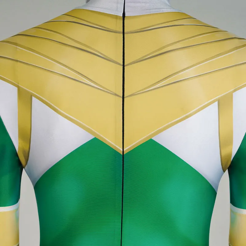 Mighty Morphin Power Rangers Yamato Tribe Knight Burai Dragon Ranger Green Ranger Cosplay Costumes