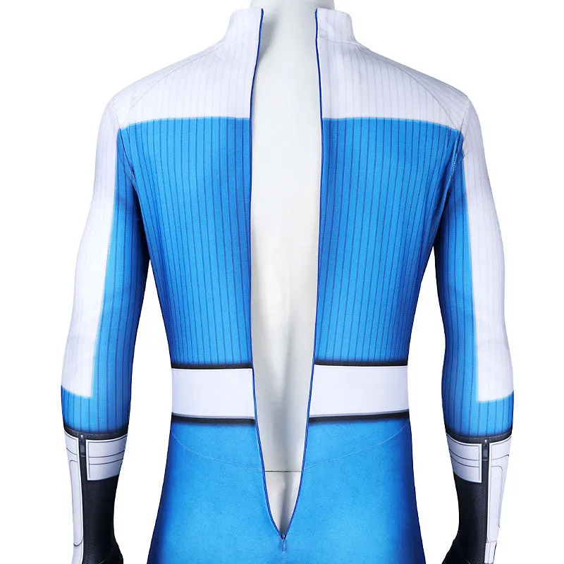 Movie The Fantastic Four: First Steps Johnny Storm Human Torch Jumpsuit Cosplay Costumes
