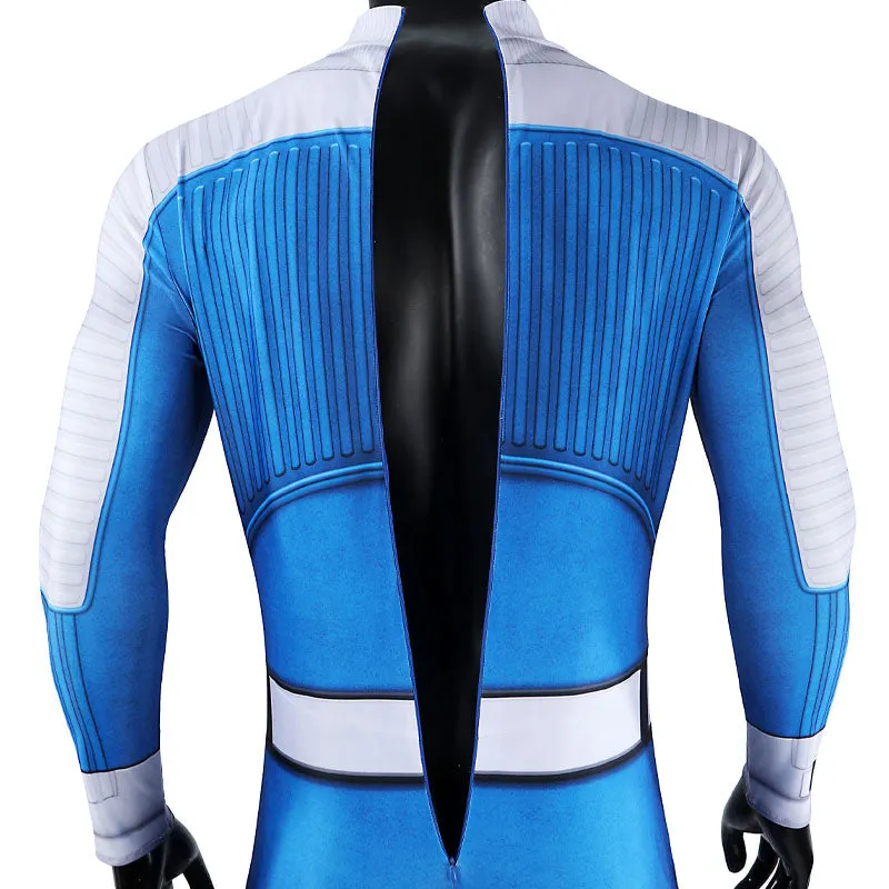 Movie The Fantastic Four: First Steps The Thing Ben Grimm Jumpsuit Cosplay Costumes