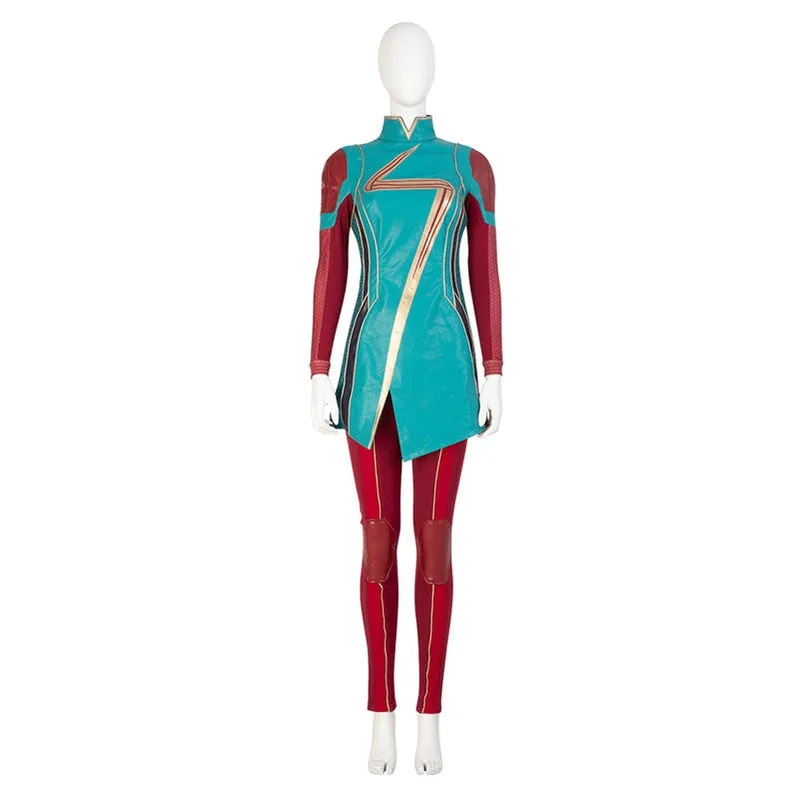 Ms. Marvel Kamala Khan Fullsuit Halloween Cosplay Costumes