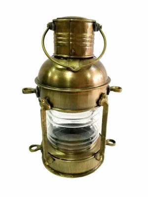 Nautical Antique 10" Ship Lamp Boat Oil Lantern Maritime Collectible Home/Office Decor