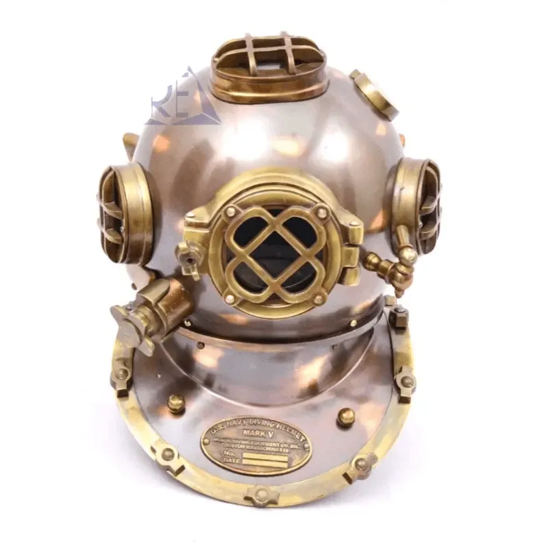 Nautical Navy Mark V Marine Antique Scuba Diving Helmet