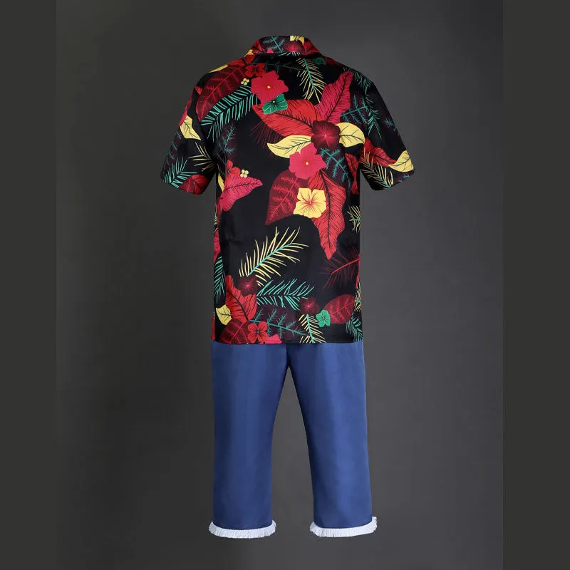 Netflix One Piece Monkey D. Luffy T-Shirt Cosplay Costume