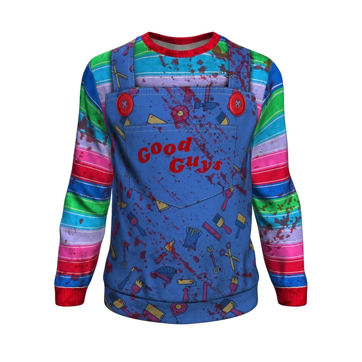 NEW Good Guys Chucky Handcrafted Premium 3D Graphic Sweatshirt Unisex Jumper